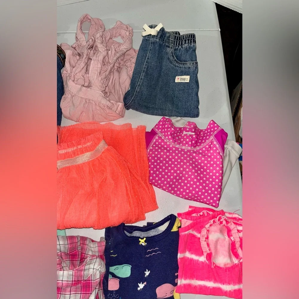 Bundle of 18 Girls Clothes